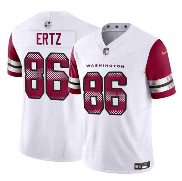 Youth Washington Commanders #86 Zach Ertz White 2023 F.U.S.E. Vapor Limited Stitched Jersey Dzhi